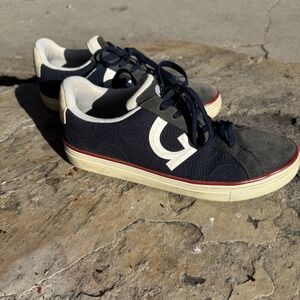 G/Fore Disruptor Golf Shoes Men's 9.5 Knit Leather Sneakers G Fore Navy